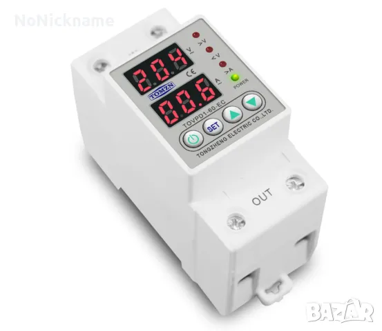 TOMZN 63A Монофазна токова защита, Защитно устройство за пренапрежение, свръхток, протекторно реле, снимка 5 - Друга електроника - 43923452