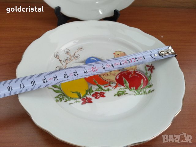 Български порцелан Великден детска чиния , снимка 4 - Антикварни и старинни предмети - 37544729