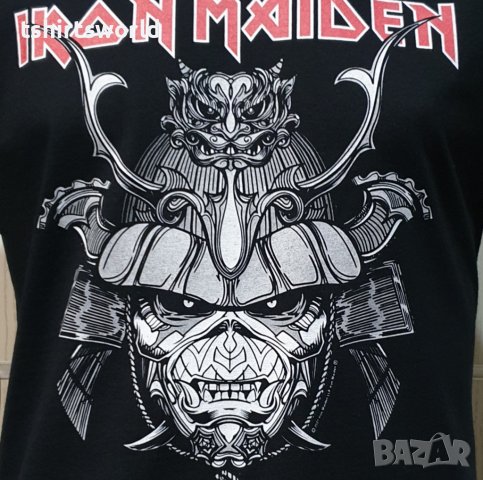 Нова мъжка тениска на музикалната група IRON MAIDEN - Senjutsu Samurai Eddie Graphic Navy, снимка 10 - Тениски - 37106867