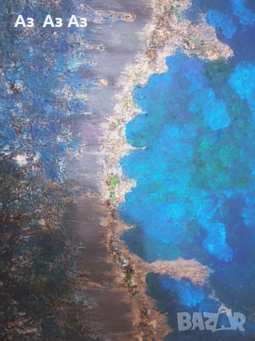 МОРСКО ДЪНО/АВТОРСКА КАРТИНА , снимка 2 - Картини - 52579210