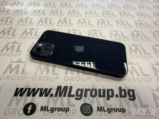#MLgroup предлага iPhone 13 128GB Midnight 89%, втора употреба.