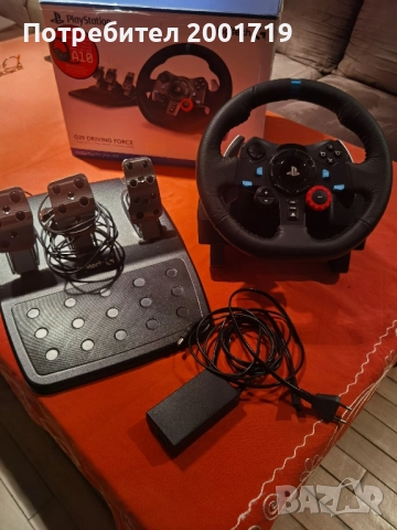 Волан и педали, кормило за плейстейшън logitech g23, снимка 5 - Игри за PlayStation - 51850443
