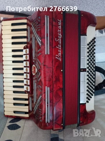 Акордеон Paolo Soprani, снимка 2 - Акордеони - 52431429