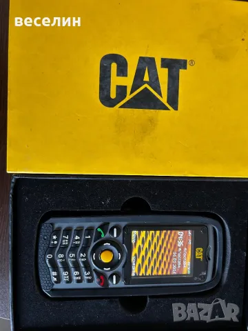 Мобилен телефон CAT B25 128MB, черен цвят, снимка 2 - CAT - 48961070