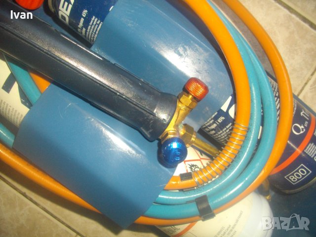 DEXTER-НОВ МИНИ ОКСИЖЕН Заваръчна Горелка-Пропан-Бутан/Кислород-Made in FRANCE-2023г-Пълни Бутилк, снимка 17 - Други инструменти - 42985279