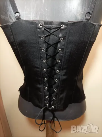 Черен корсет - сатен, снимка 7 - Корсети, бюстиета, топове - 49104487