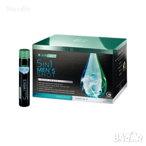 5 in 1 Men's Supplement | Добавка за мускули, потентност, здрава кожа и коса