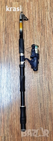 Телескопична въдица 3.2м + Макара, снимка 2 - Въдици - 53068027