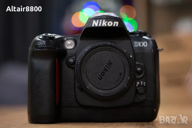 Nikon D100 комплект, снимка 1 - Фотоапарати - 48438426