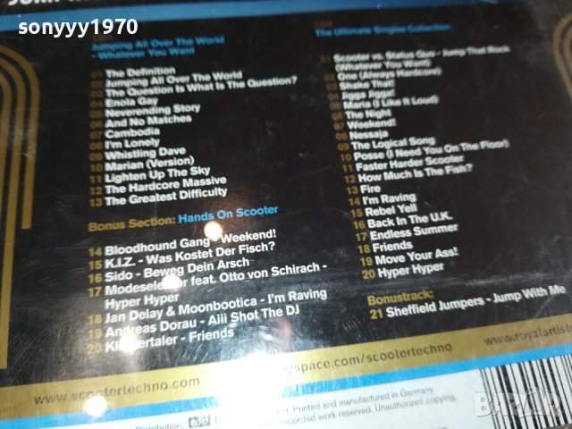 SCOOTER CD X2 ВНОС GERMANY 1011231618, снимка 9 - CD дискове - 42936818