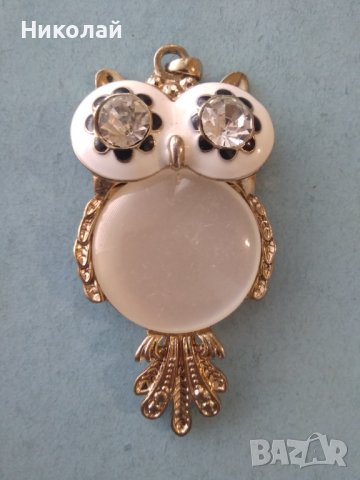 Висулка за колие сова , снимка 4 - Бижутерийни комплекти - 43725317