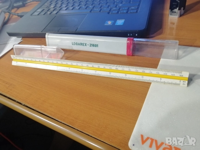 Триъгълна машабна линия LOGAREX 21601, снимка 8 - Ученически пособия, канцеларски материали - 51971550