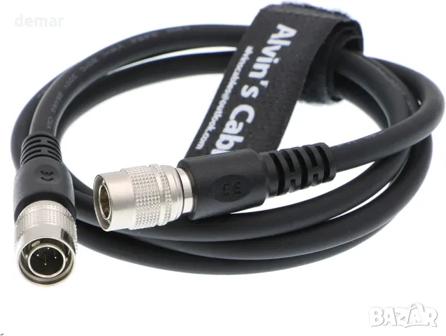 Alvin's Cables 4 Pin Hirose мъжки към мъжки захранващ кабел за звукови устройства миксери 1M, снимка 3 - Други - 47447798