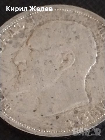 Сребърна монета 1 лев 1913г. Царство България Цар Фердинанд първи 43010, снимка 9 - Нумизматика и бонистика - 43966563