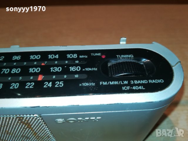 SONY ICF-40L 2410211633, снимка 5 - Радиокасетофони, транзистори - 34567407