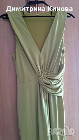 Рокля xs светло зелена, снимка 2 - Рокли - 50536081