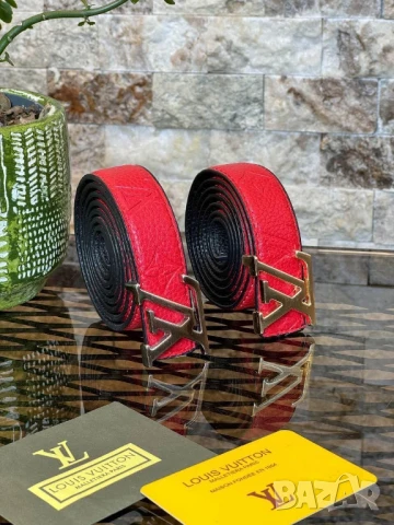 колани от естествена кожа в кутия louis vuitton , снимка 11 - Колани - 50970175