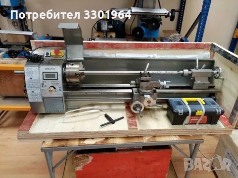 Струг. Нов 750 W безчетков двигател. 38 мм. отвор на шпиндела., снимка 6 - Стругове - 38051002