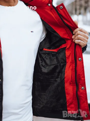 Мъжко ватирано зимно яке, 3цвята , снимка 5 - Якета - 48043753