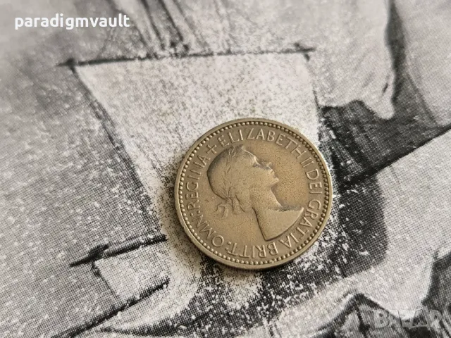 Монета - Великобритания - 1 шилинг | 1953г., снимка 2 - Нумизматика и бонистика - 50240563