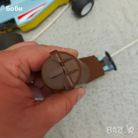 Стара Рядка Българска Соц Играчка Количка с Дистанционно Формула Вида Спорт, снимка 7 - Колекции - 49892869