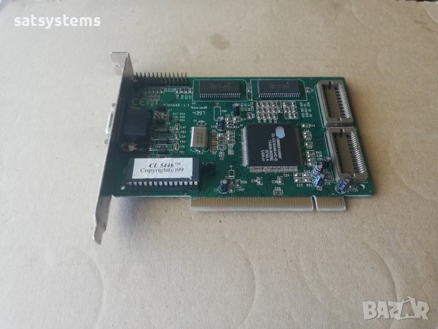 Видео карта Cirrus Logic CL-5446NB 1MB PCI, снимка 5 - Видеокарти - 37253988