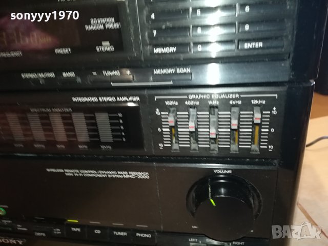 SOLD OUT-продадени!!!SONY AMPLIFIER+TUNER+REVERSE DECK-ВНОС SWISS 3101241048, снимка 10 - Ресийвъри, усилватели, смесителни пултове - 44060058