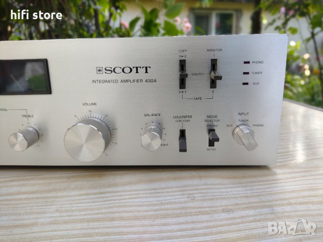 Scott 430 A, снимка 6 - Ресийвъри, усилватели, смесителни пултове - 37017132
