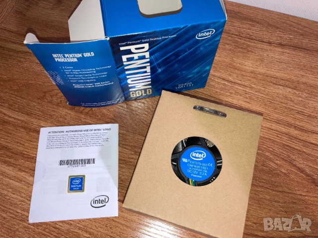 Процесор intel Pentium Gold G5400, 2C/4T, 3.7GHz, 4MB, снимка 4 - Процесори - 49610829