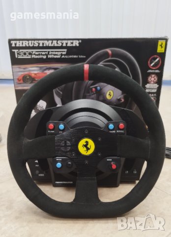 [PS5/PS4/PS3/PC] Волан и педали Thrustmaster - T300 Ferrari Alcantara edition, снимка 2 - Аксесоари - 43059852