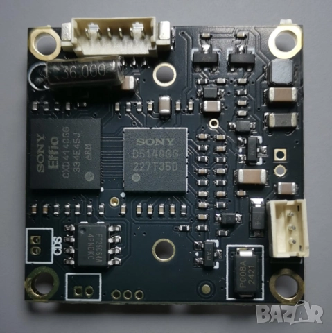 [PAL] CVBS - SONY EFFIO CCD 4140+673 800TVL HD чип модул аналогова камера 32*32mm, снимка 4 - Камери - 52139985