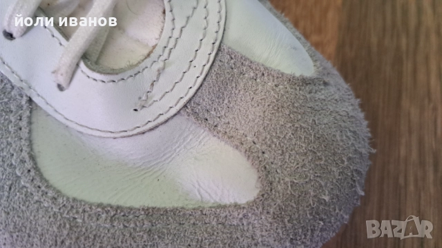 Немски маратонки от естствена кожа,подметка каучук,46 номер, снимка 3 - Маратонки - 52244217