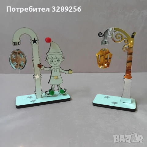 Коледна магия с Елф, Коледа, украса, подарък, декорация, снимка 2 - Декорация за дома - 52605468