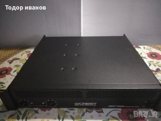 Crest-cpx-1500, снимка 5 - Ресийвъри, усилватели, смесителни пултове - 43553103