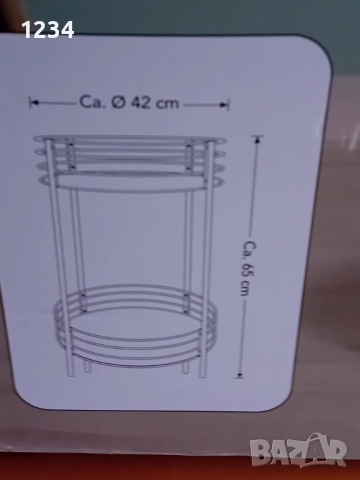 Чисто нова масичка с огледални плотове, снимка 2 - Маси - 52639991