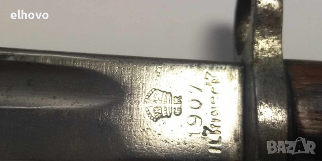 Щик Wilkinson 1907 WW1, снимка 6 - Антикварни и старинни предмети - 44097205