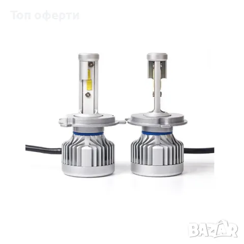 Диодни крушки N3 H4 - 30W 2брк-т 150% по-ярка светлина с вентилатор за по-добро охлаждане