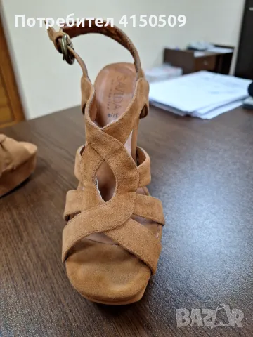 Сандали с висок ток, снимка 4 - Сандали - 48062485