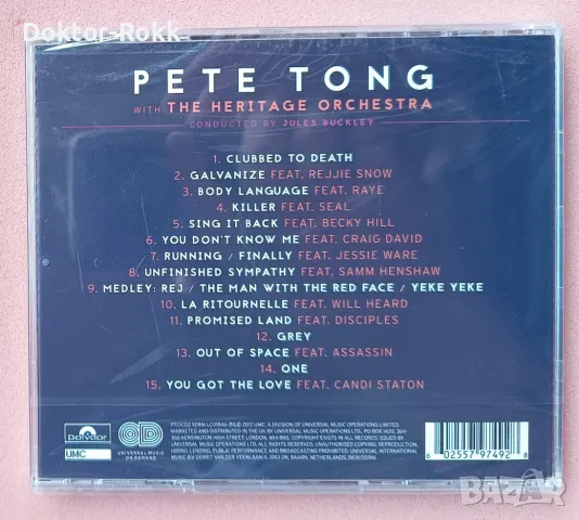 Pete Tong With The Heritage Orchestra Conducted By Jules Buckley – Ibiza Classics CD, 2017, снимка 2 - CD дискове - 48169877