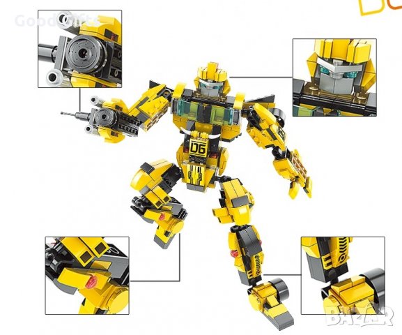 Голям детски конструктор Трансформърс , 466 части, снимка 6 - Конструктори - 35485701