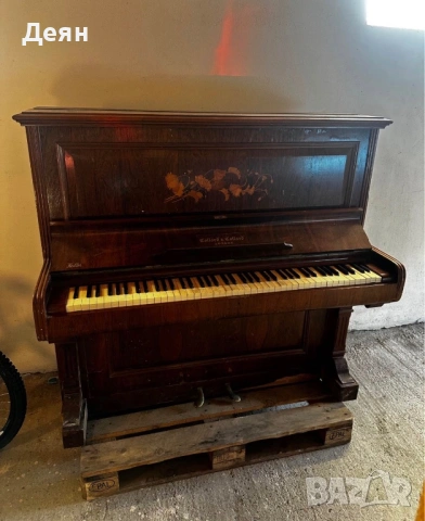 Пиано Collard & Collard – London | Антично- масивно, снимка 3 - Пиана - 53423518