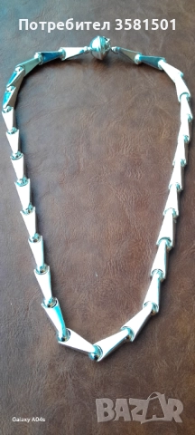 166/Сребърен Синджир-120грама.🇧🇬, снимка 3 - Колиета, медальони, синджири - 52587746