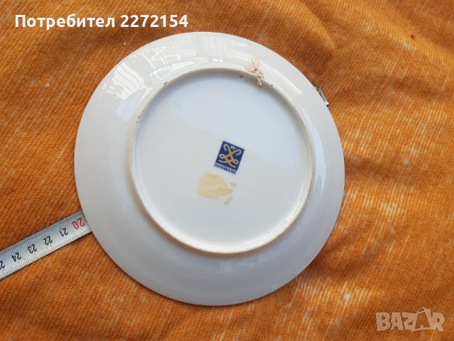 Порцеланова чиния Дания, снимка 2 - Антикварни и старинни предмети - 51369954