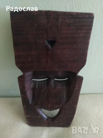 голяма африканска маска, снимка 3 - Декорация за дома - 49684712