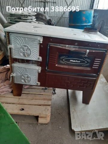 печка на твърдо гориво, снимка 1
