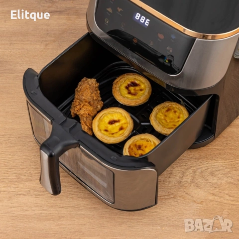 Уред за готвене без мазнина AirFryer Sonymax SN 80185, 10 литра, 3000W, снимка 2 - Фритюрници - 53191877