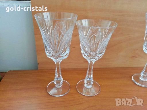 кристални чаши , снимка 2 - Антикварни и старинни предмети - 28429180
