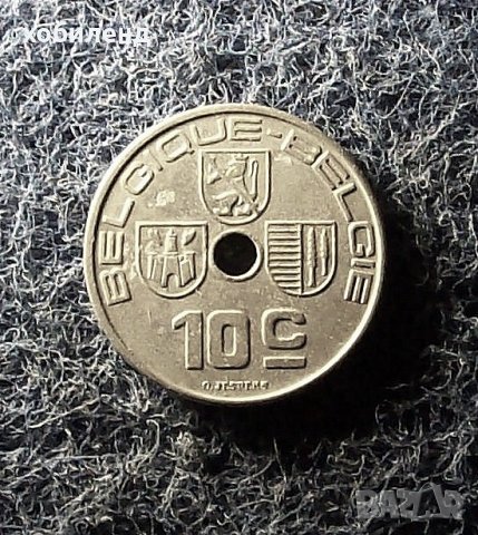 10 цента Белгия 1938