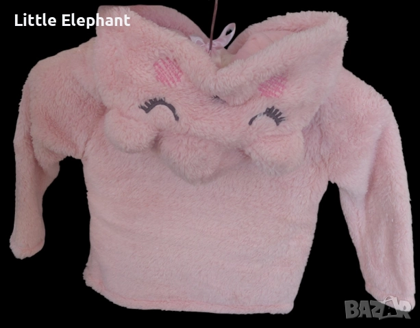 Суитчер с котенце и ушички за 2-3 год момиченце,Англия/ново