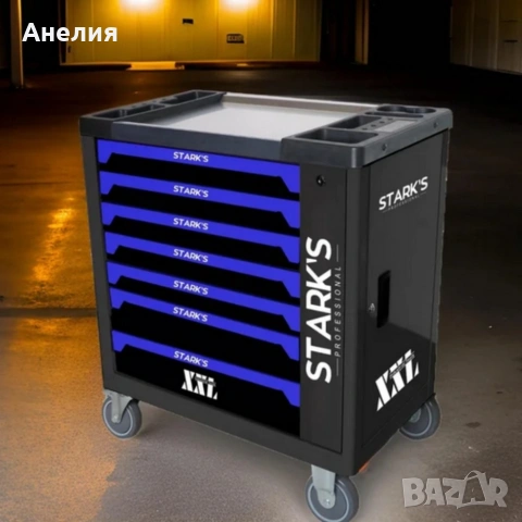 Професионална количка с инструменти 258 части – пълен набор за автосервизи и майстори, снимка 3 - Други инструменти - 53341346